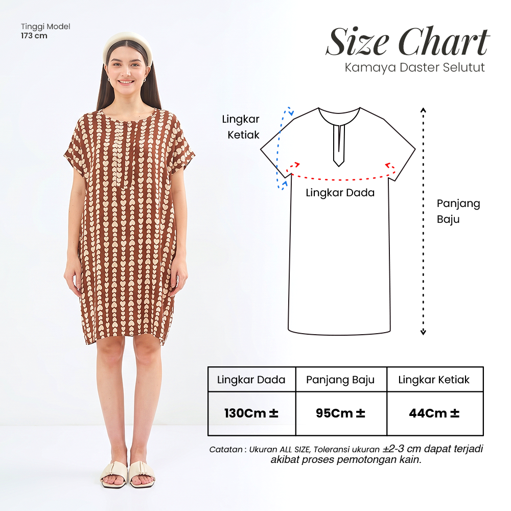 Kamaya Daster Selutut - DYD Label - Homedress Bahan Rayon