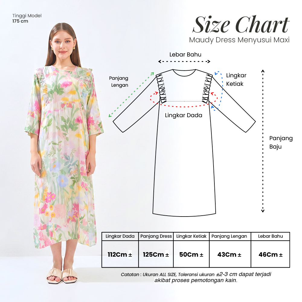 Maudy Maxi Dress Menyusui - DYD Label - Homedress Bahan Rayon Bukaan Samping
