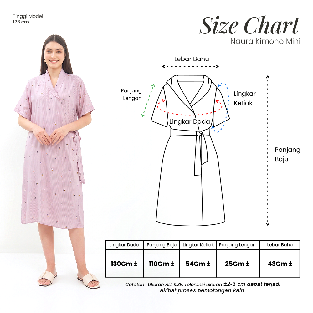 Kimono Melahirkan Naura Mini Rayon Busui | DYD Label