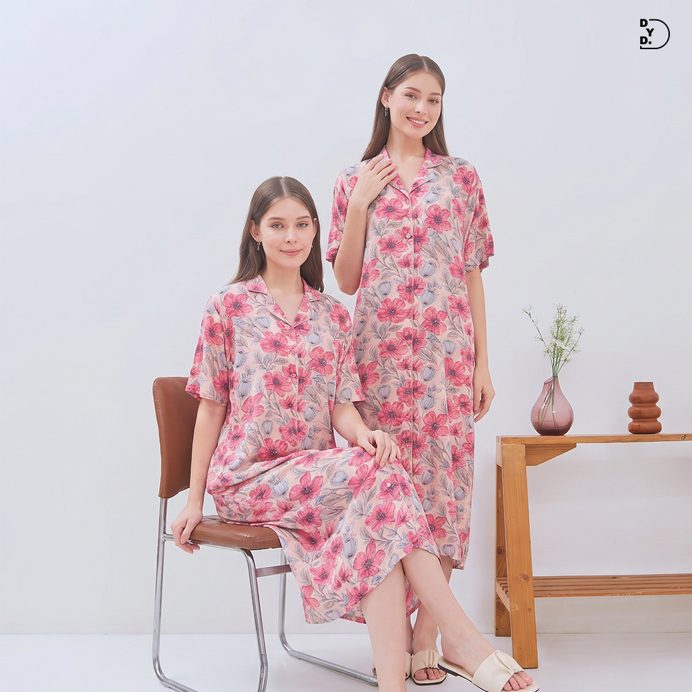 Kaluna Midi Dress - DYD Label - Homedress Bahan Rayon