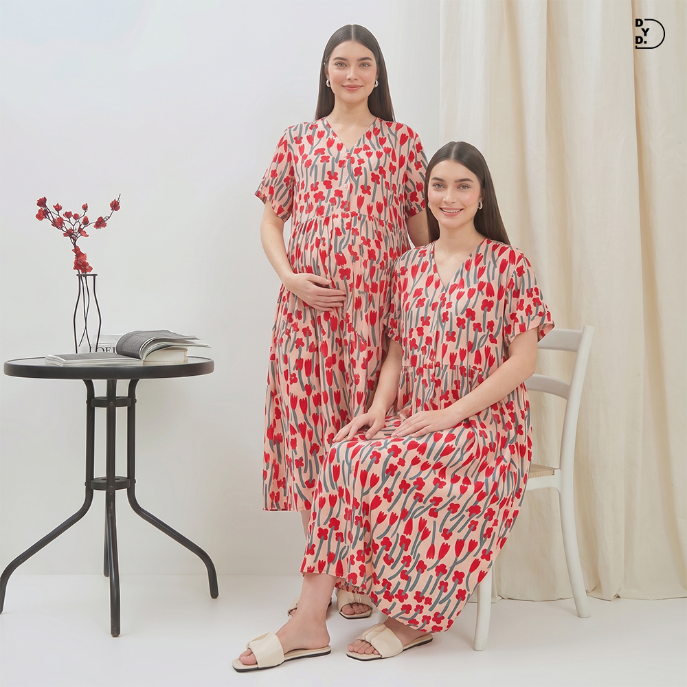 Lily Dress - DYD Label - Homedress Bahan Rayon