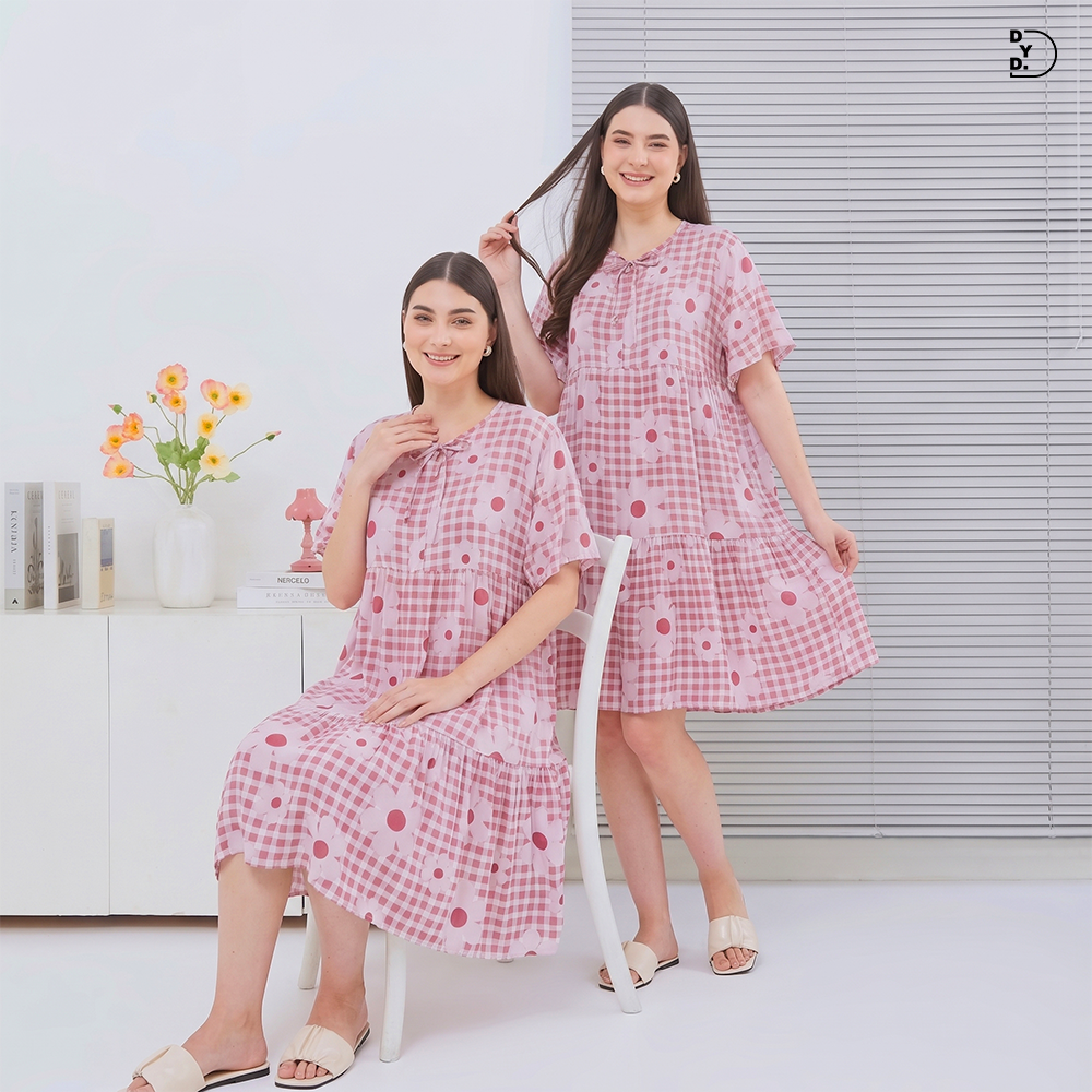 Medina Mini Dress - DYD Label - Homedress Bahan Rayon