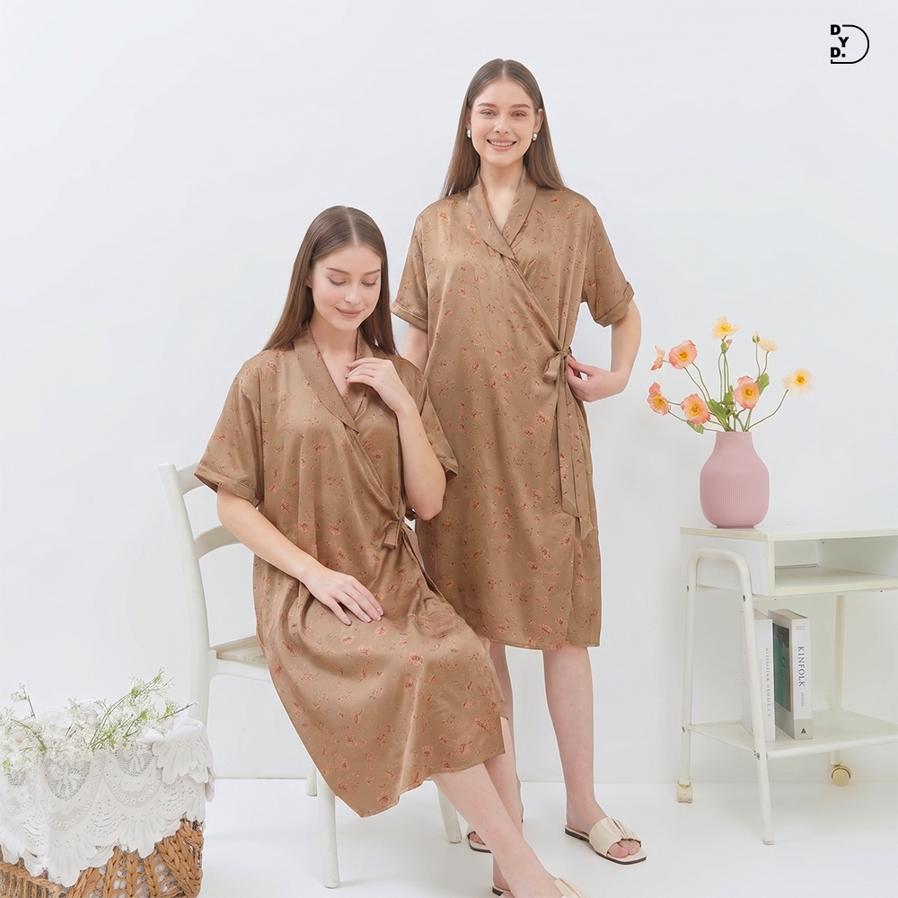 Naura Kimono Mini Exclusive Series - DYD Label - Homedress Bahan Organic Silk