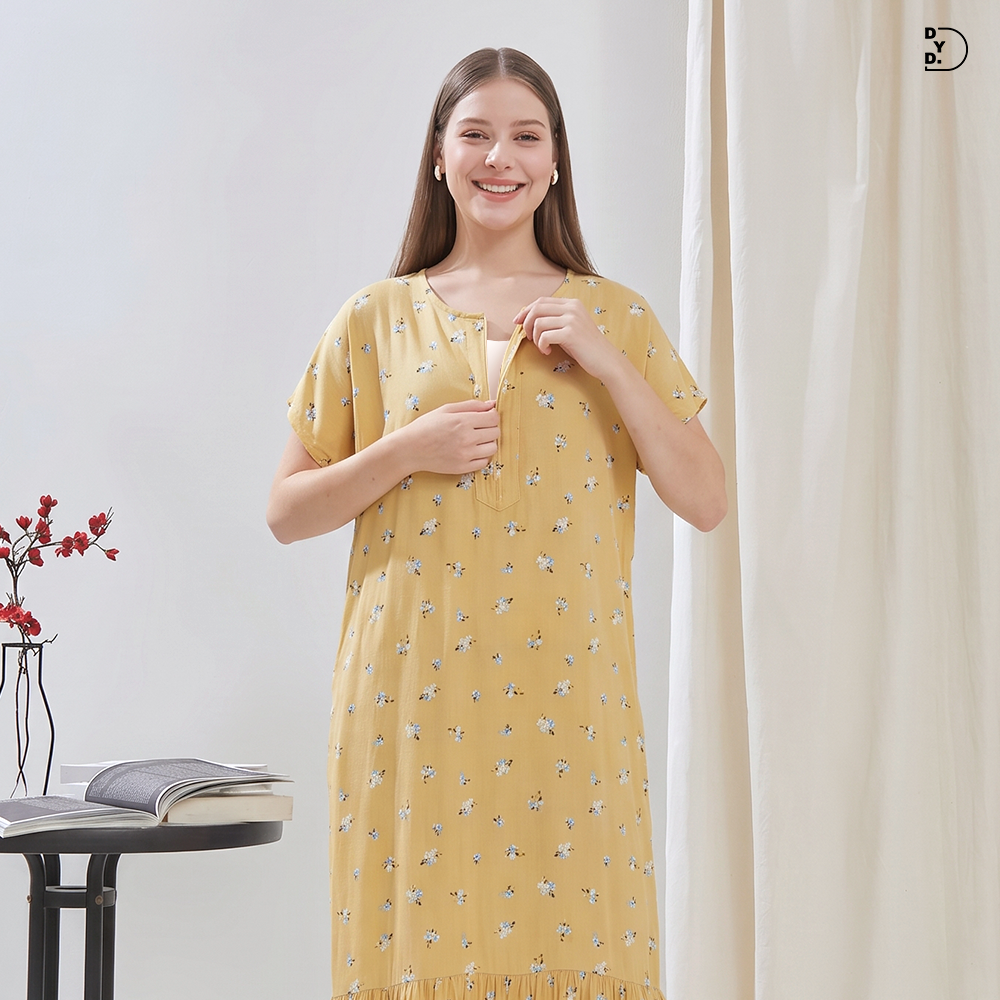 Kamila Daster Semata Kaki  - DYD Label - Homedress Bahan Rayon