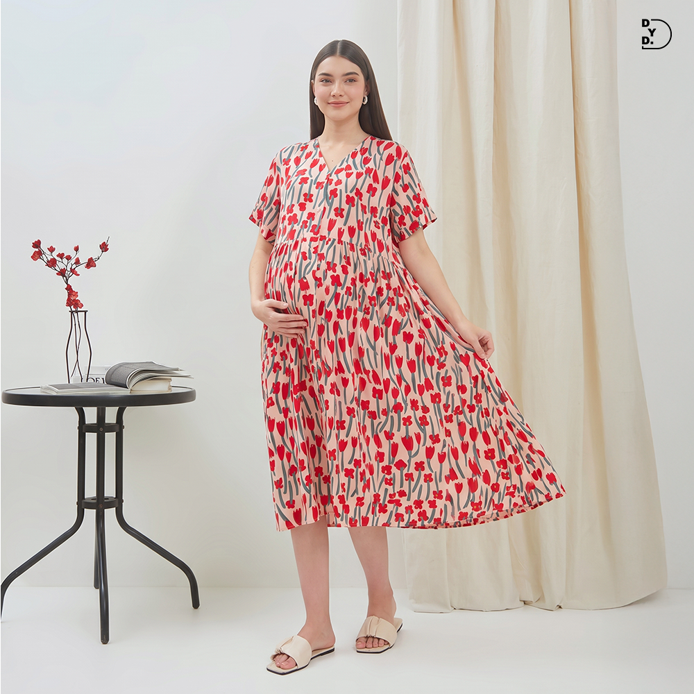 Lily Dress - DYD Label - Homedress Bahan Rayon