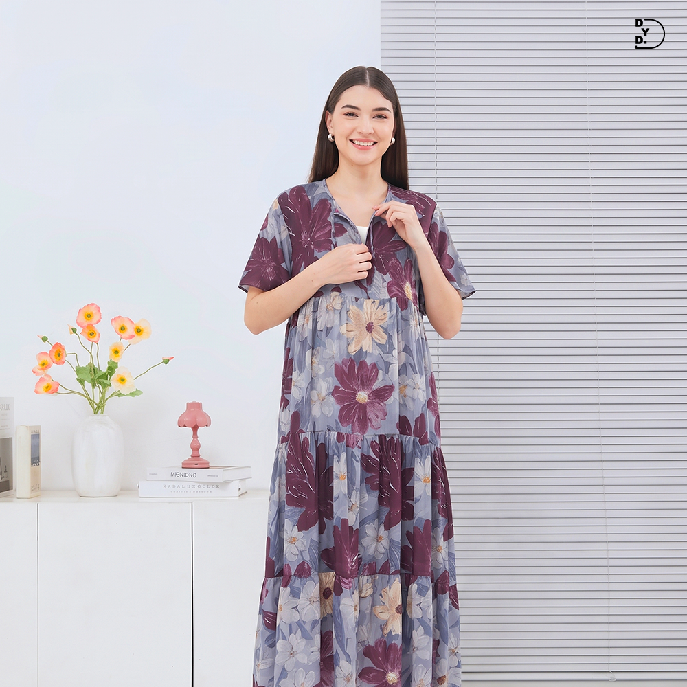 Medina Midi Dress - DYD Label - Homedress Bahan Rayon