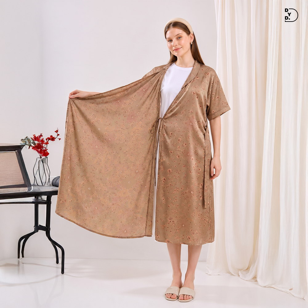 Naura Kimono Mini Exclusive Series - DYD Label - Homedress Bahan Organic Silk