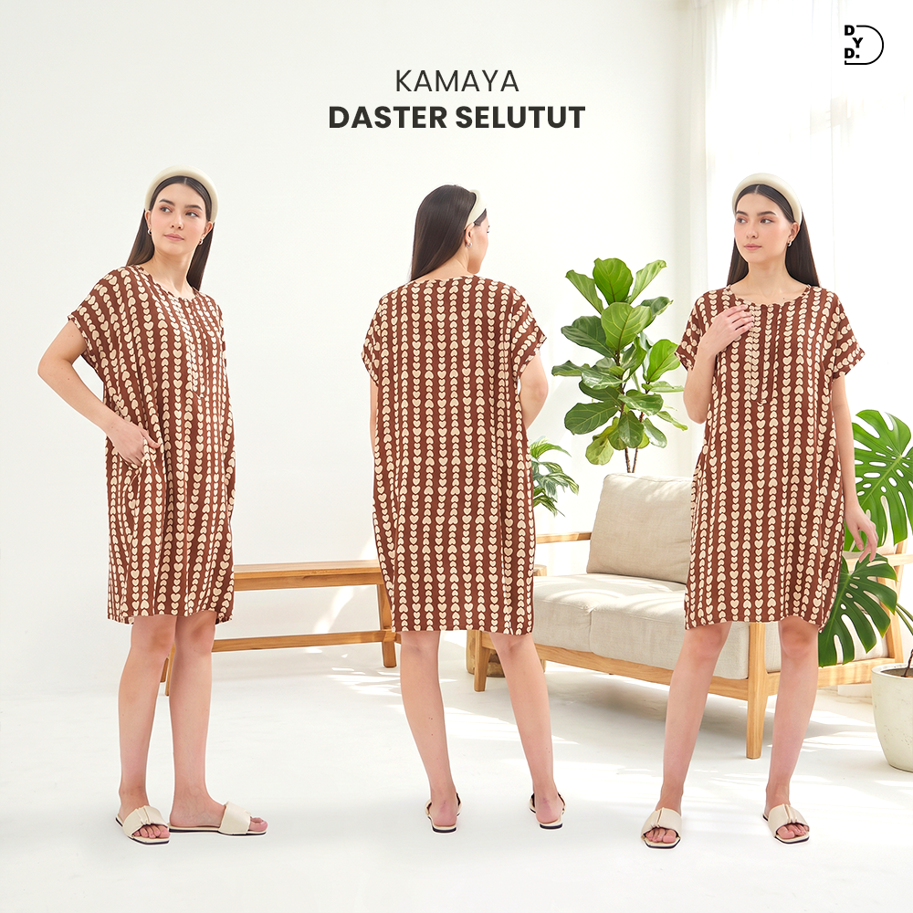 Kamaya Daster Selutut - DYD Label - Homedress Bahan Rayon