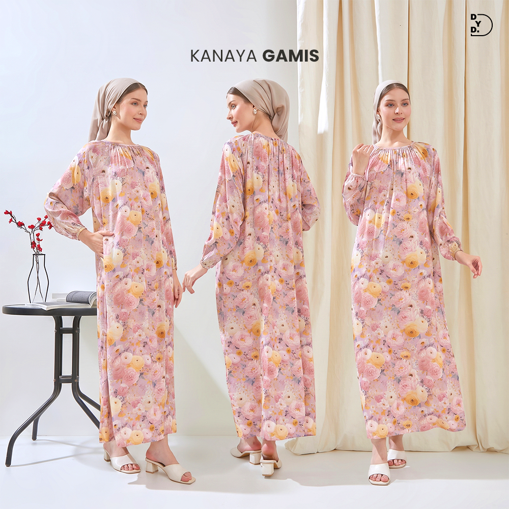 Kanaya Gamis - DYD Label - Dress Muslim Bahan Rayon