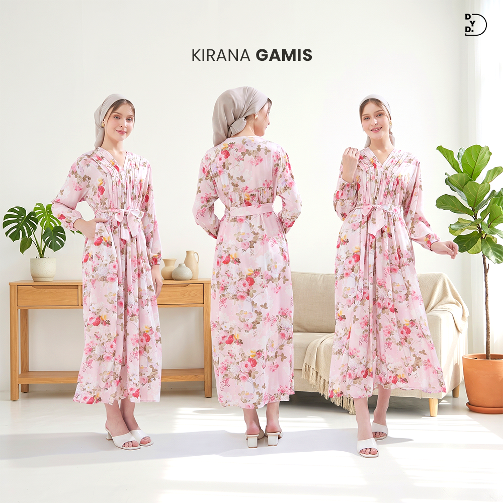 Kirana Gamis - DYD Label - Dress Bahan Rayon