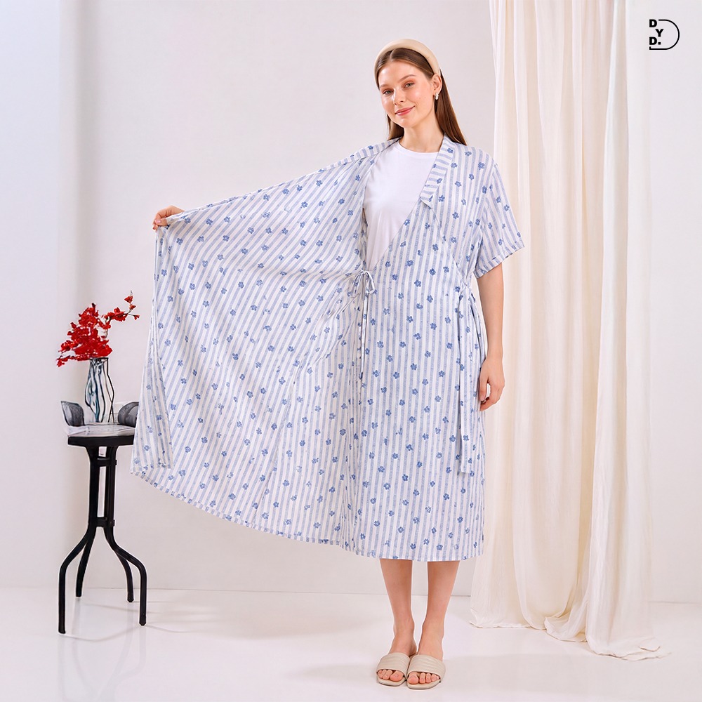Naura Kimono Mini - DYD Label - Homedress Lahiran Bahan Rayon