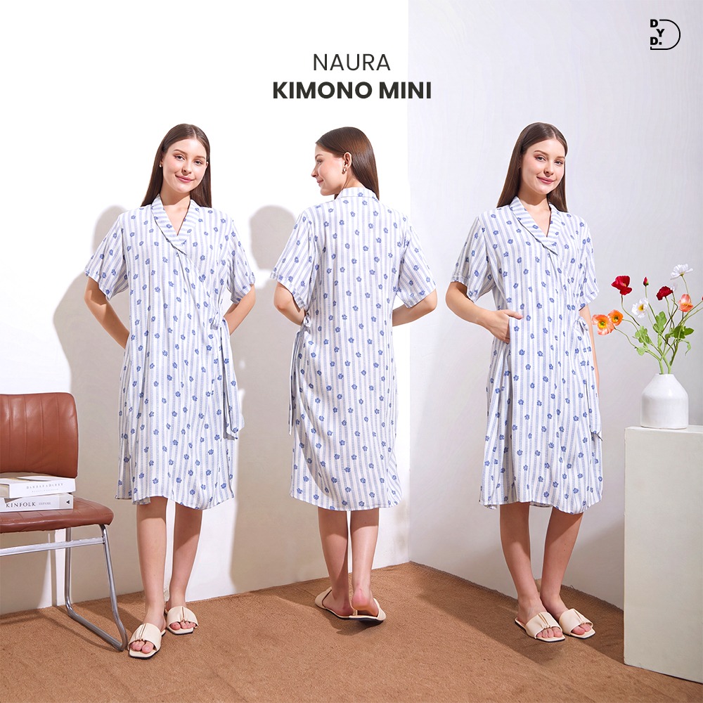 Naura Kimono Mini - DYD Label - Homedress Lahiran Bahan Rayon