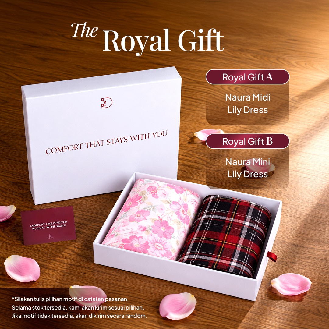 DYD Label Maternity Gift Set Premium – Hampers Ibu Hamil & Melahirkan Busui Friendly | Ultimate, Royal & Sweet Collection