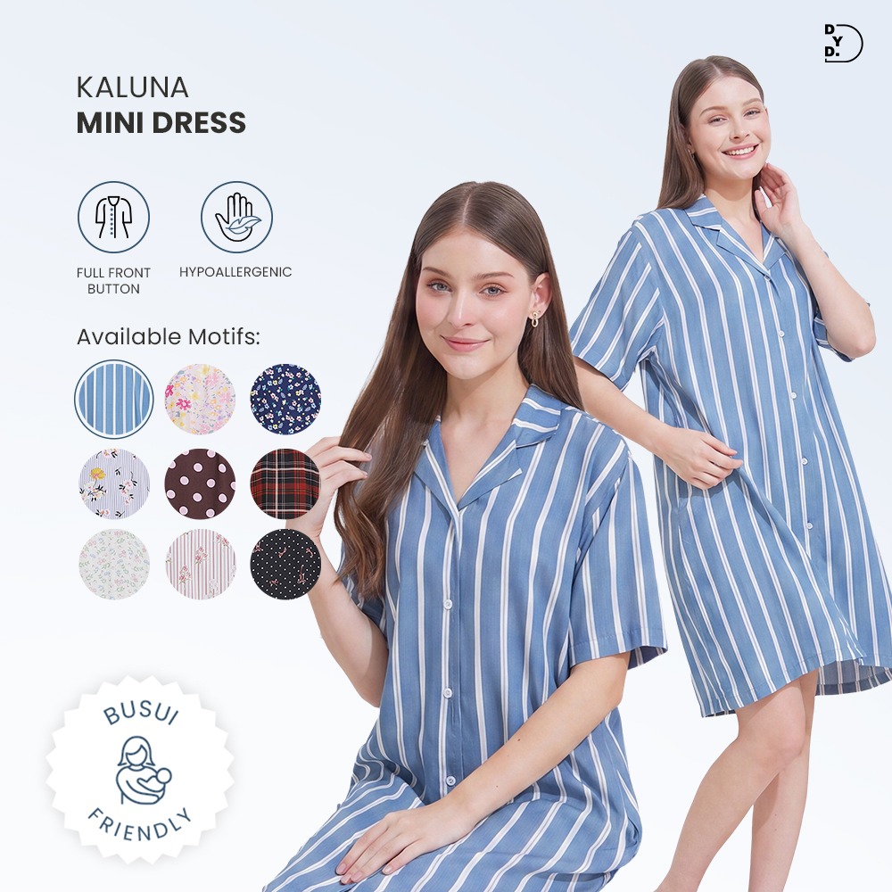 Kaluna Mini Dress - DYD Label - Homedress Bahan Rayon