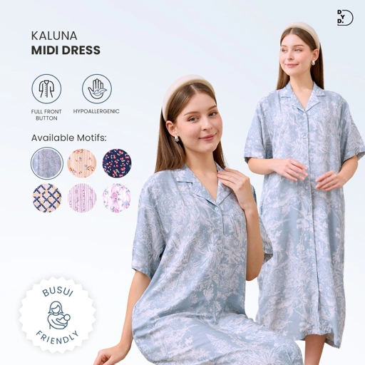 Image of Kaluna Midi Dress - DYD Label - Homedress Bahan Rayon