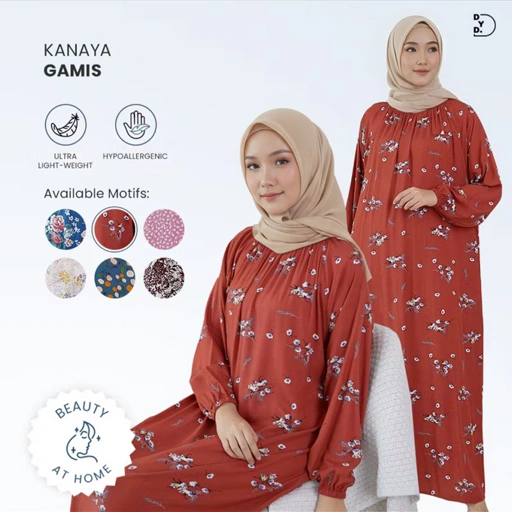 Image of Kanaya Gamis - DYD Label - Dress Muslim Bahan Rayon