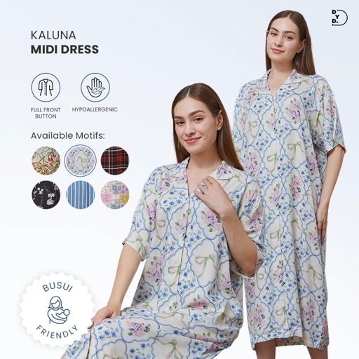 Image of Kaluna Midi Dress - DYD Label - Homedress Bahan Rayon