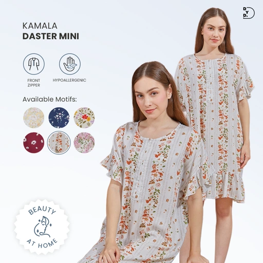 Image of Kamala Mini Dress - DYD Label - Homedress Ruffle Bahan Rayon