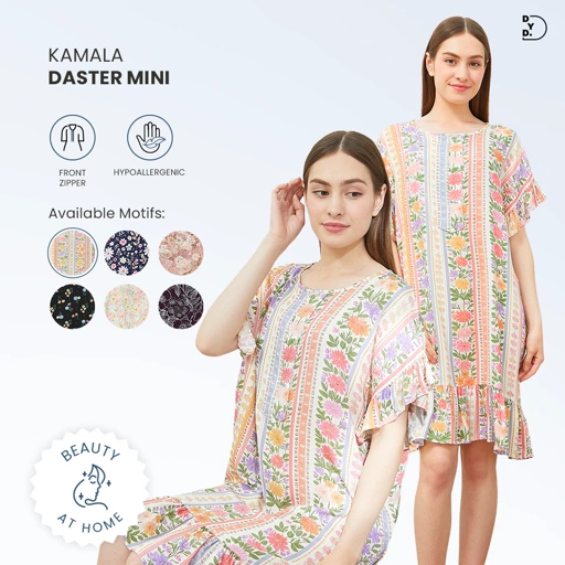Image of Kamala Mini Dress - DYD Label - Homedress Ruffle Bahan Rayon