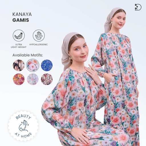 Image of Kanaya Gamis - DYD Label - Dress Muslim Bahan Rayon