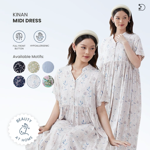 Image of KINAN - MIDI DRESS - REMPEL BAHAN RAYON