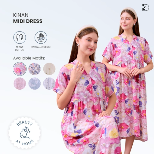Image of Kinan Midi Dress - DYD Label - Homedress Bahan Rayon