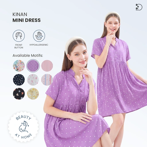 Kinan Mini Dress - DYD Label - Homedress Bahan Rayon