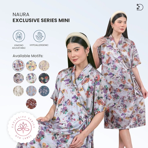 Image of Naura Kimono Mini Exclusive Series - DYD Label - Homedress Bahan Organic Silk