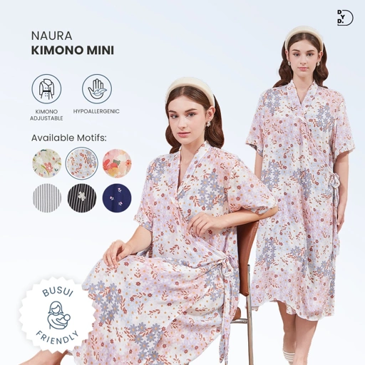 Image of Naura Kimono Mini - DYD Label - Homedress Lahiran Bahan Rayon