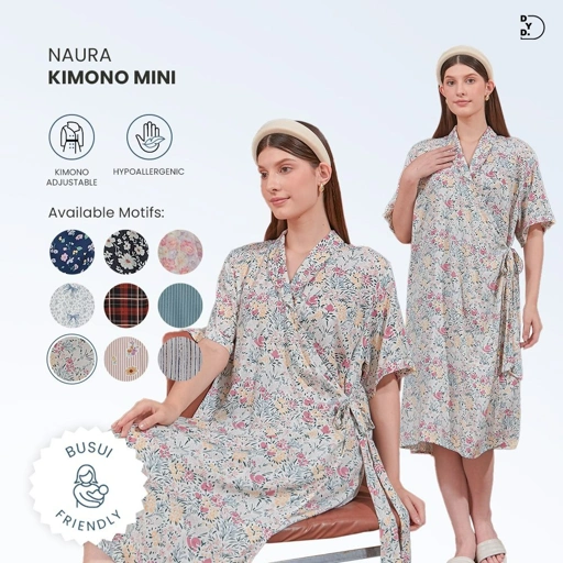 Image of Naura Kimono Mini - DYD Label - Homedress Lahiran Bahan Rayon