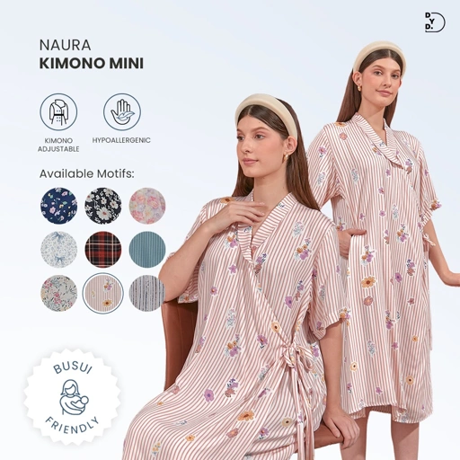 Image of Naura Kimono Mini - DYD Label - Homedress Lahiran Bahan Rayon