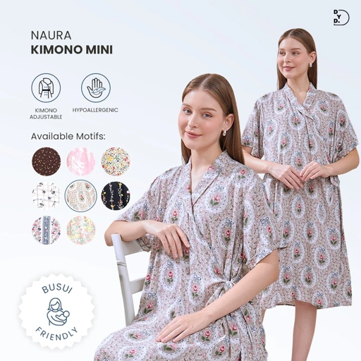 Image of Naura Kimono Mini - DYD Label - Homedress Lahiran Bahan Rayon
