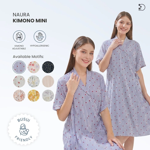 Image of Naura Kimono Mini - DYD Label - Homedress Lahiran Bahan Rayon