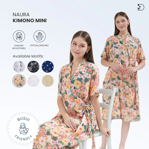 Image of Naura Kimono Mini - DYD Label - Homedress Lahiran Bahan Rayon