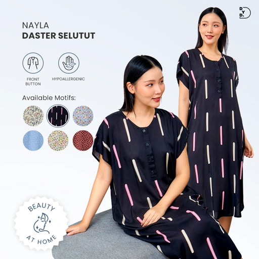 Image of Nayla Daster Selutut - DYD Label - Homedress Bahan Rayon