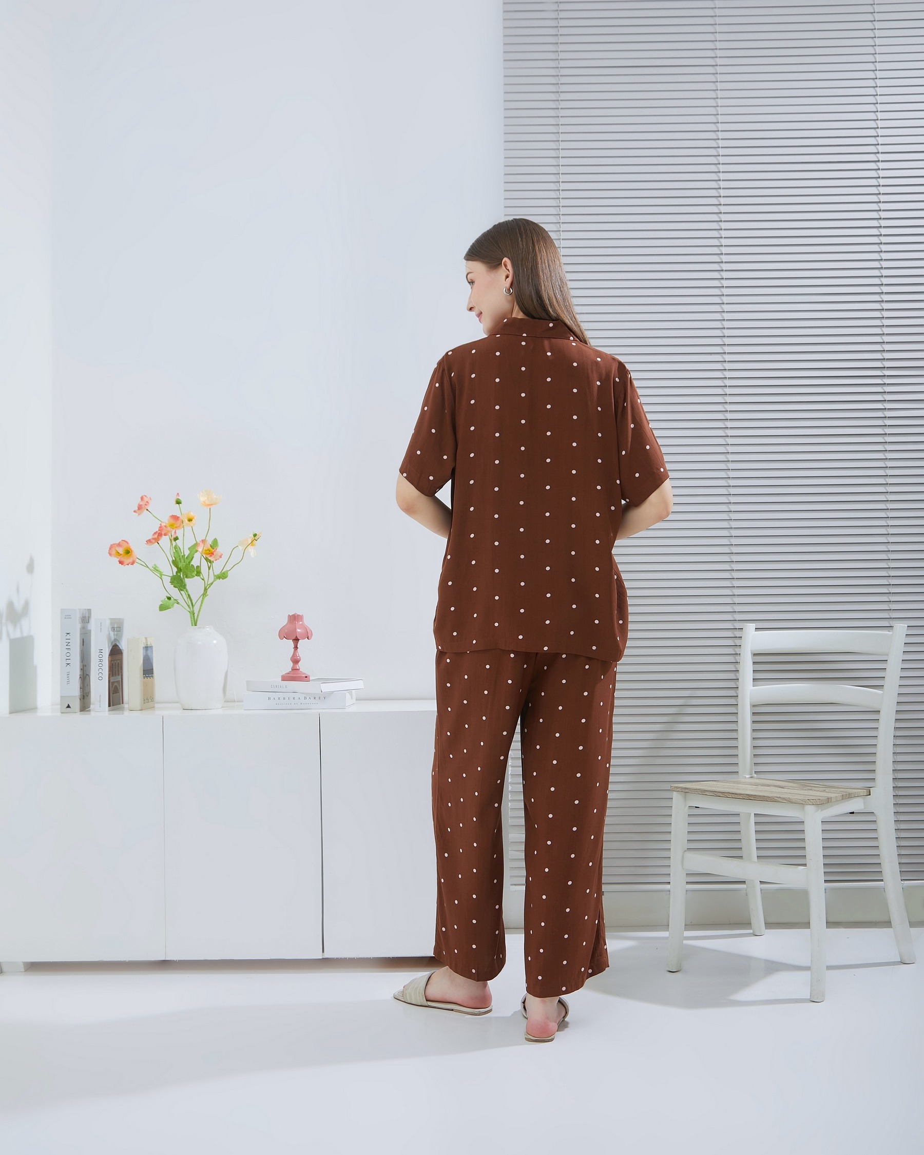 Alleya Piyama Set Celana Panjang - DYD Label - One Set Bahan Rayon