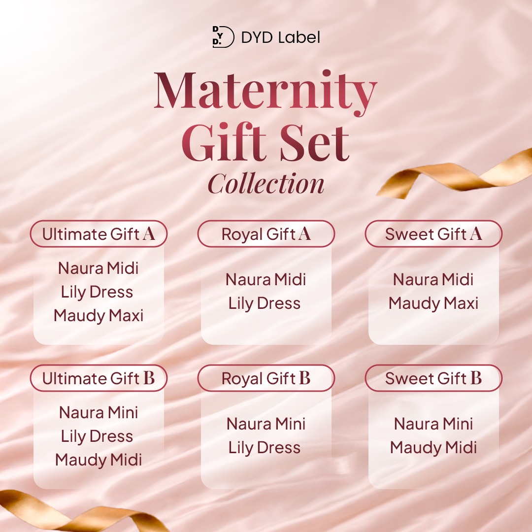 DYD Label Maternity Gift Set Premium – Hampers Ibu Hamil & Melahirkan Busui Friendly | Ultimate, Royal & Sweet Collection