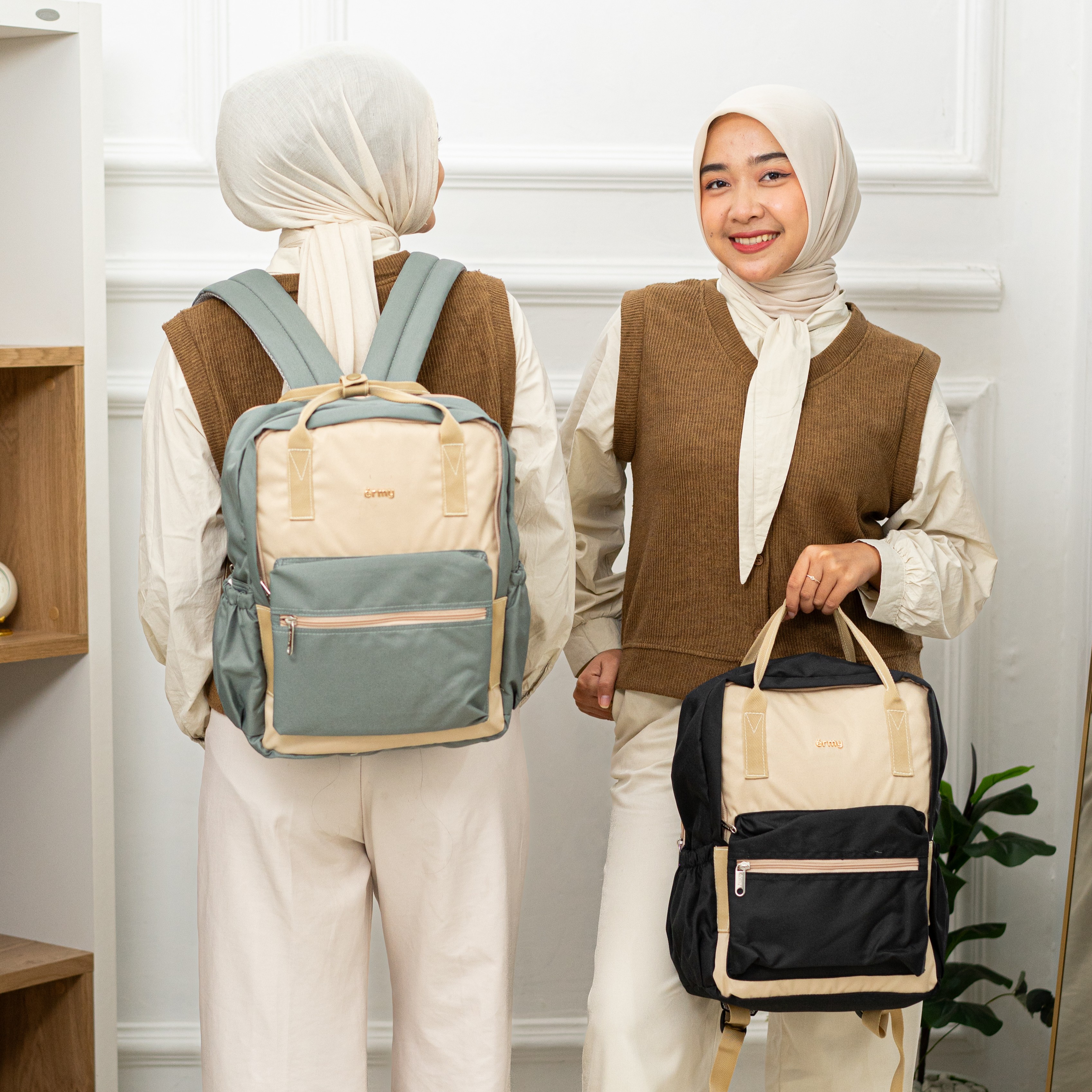 ERMY - Namy Ransel Wanita 2 in 1