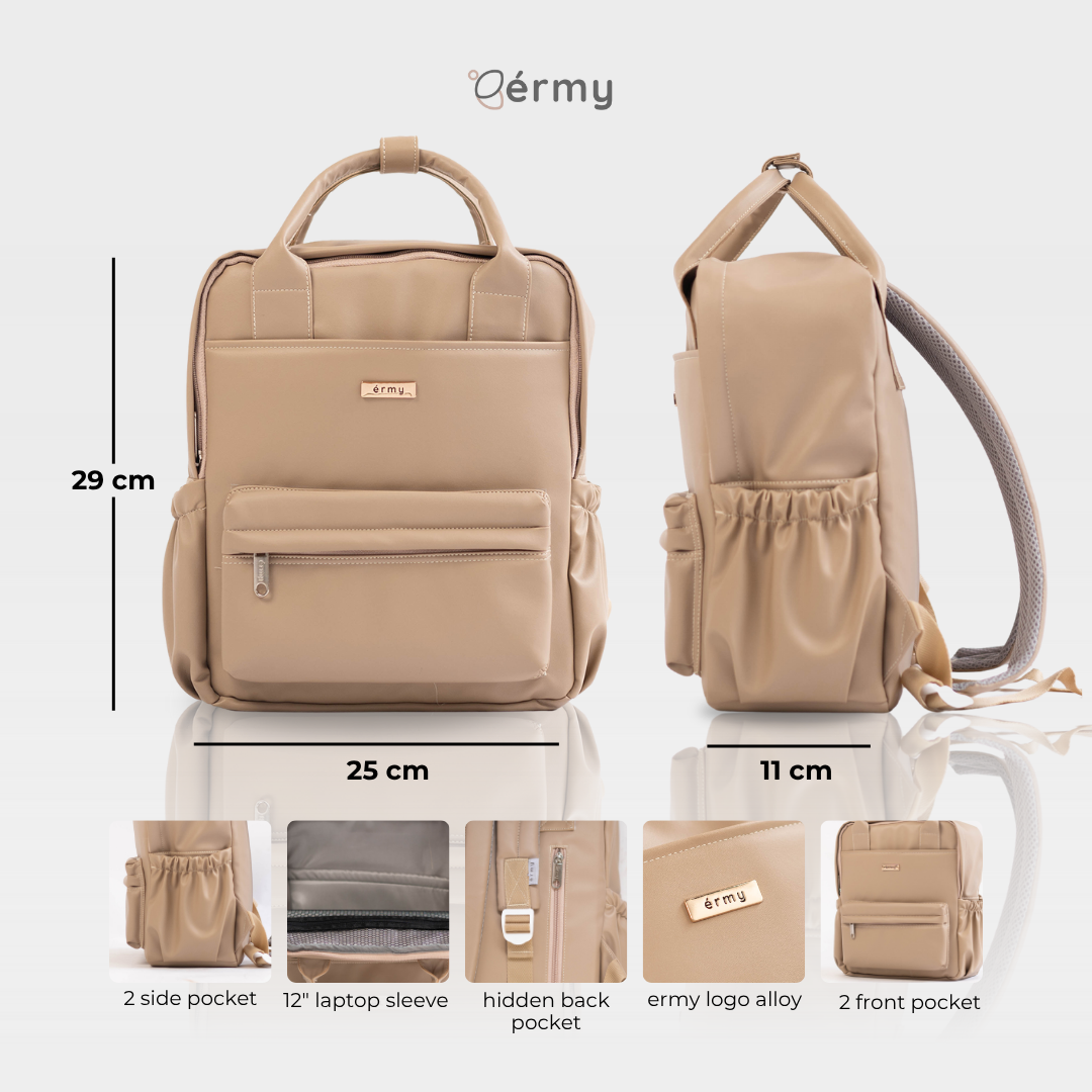 ERMY - Mily Ransel Mini Tas Wanita Sekolah 2 in 1 Waterproof