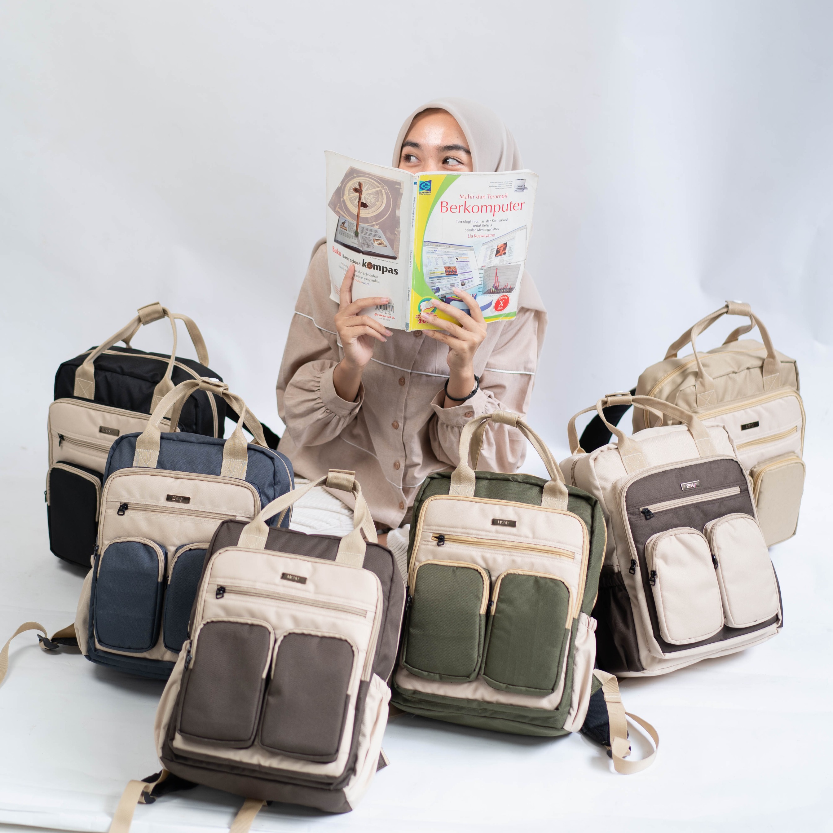 ERMY - Miu Ransel Wanita 2 in 1