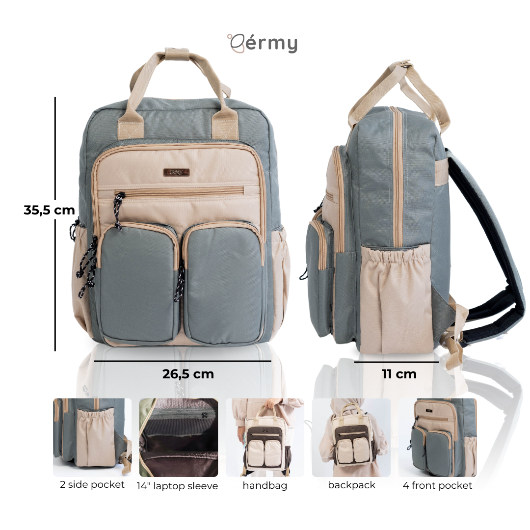 ERMY - Miu Ransel Wanita 2 in 1