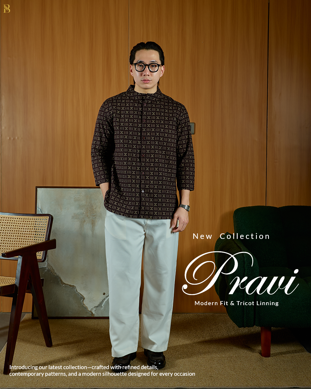 PRAVI PILLAR 3/4 Sleeve