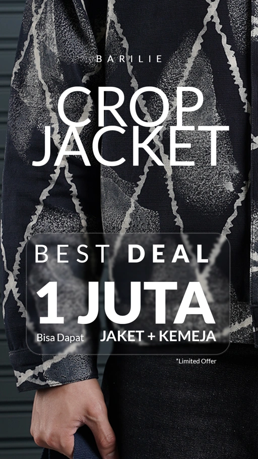CROP JACKET + KEMEJA BUNDLING