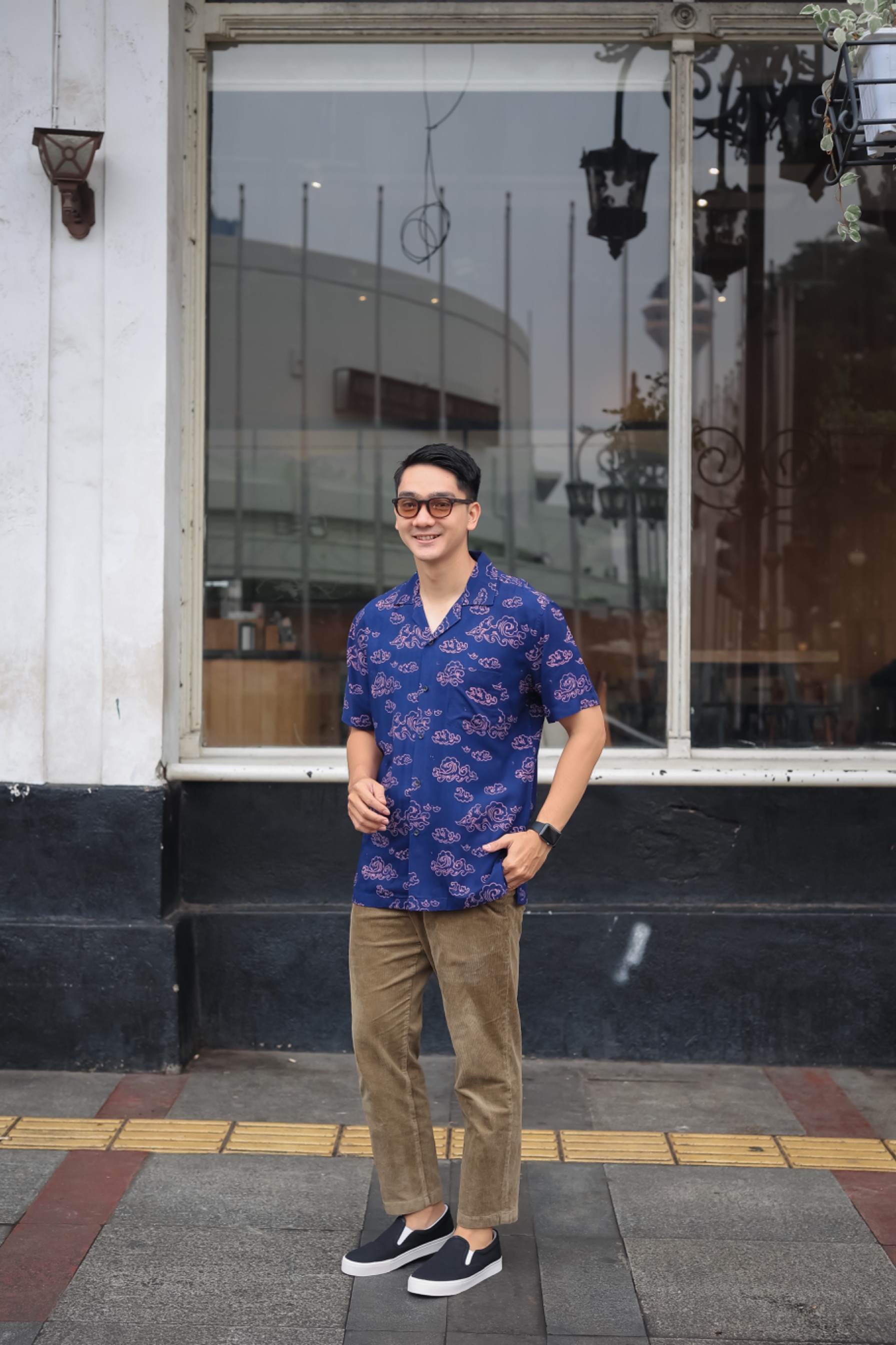CUBAN BATIK NAVY