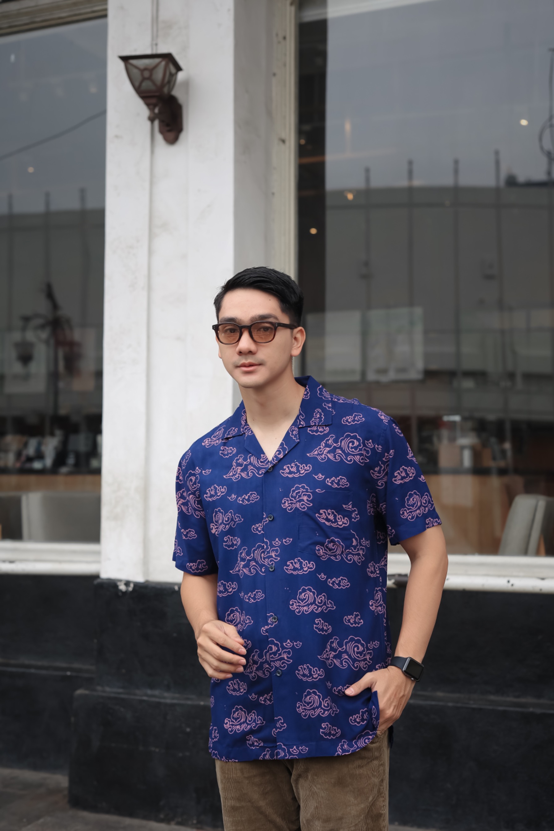 CUBAN BATIK NAVY