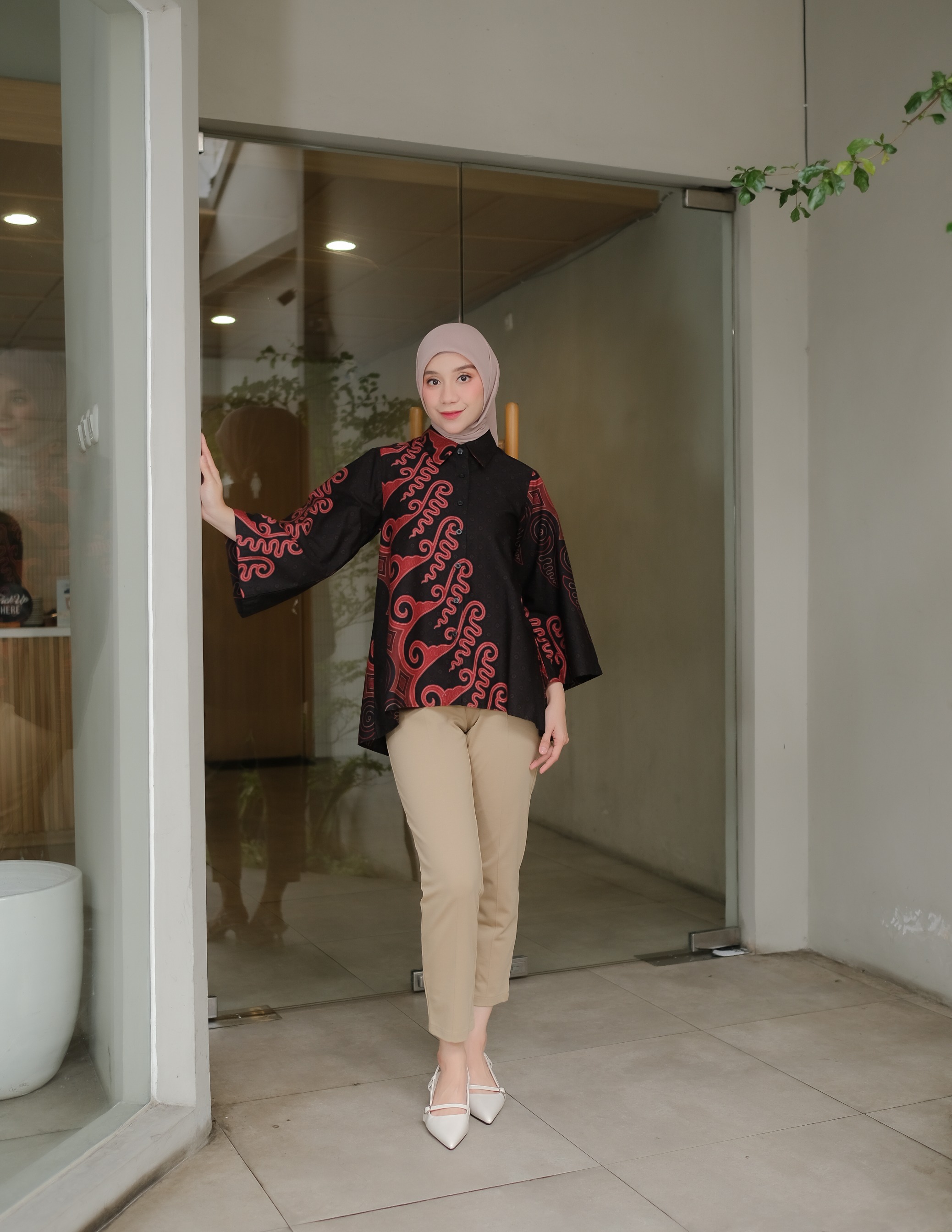 Oversize Blouse 7/8 Woman - KASATRIAN