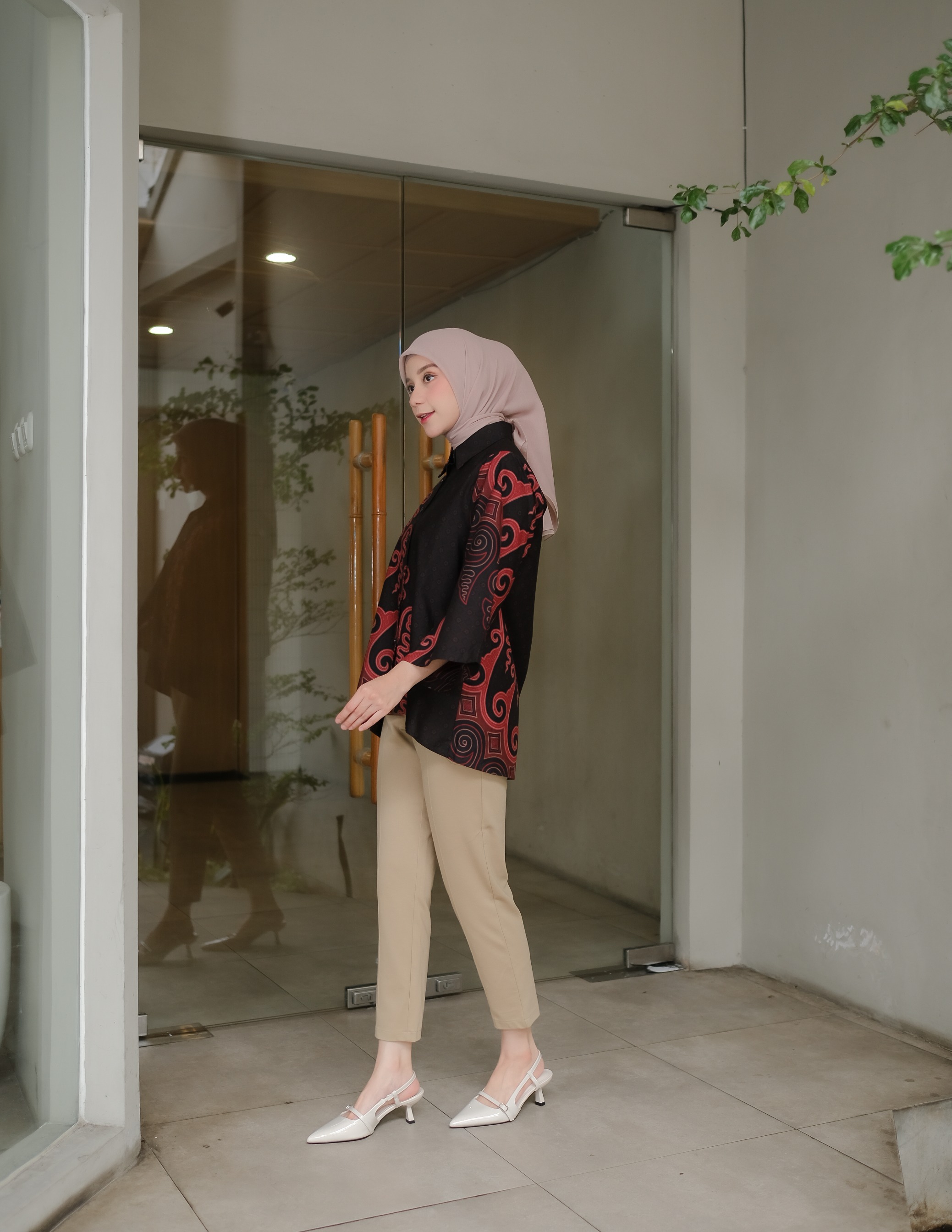 Oversize Blouse 7/8 Woman - KASATRIAN