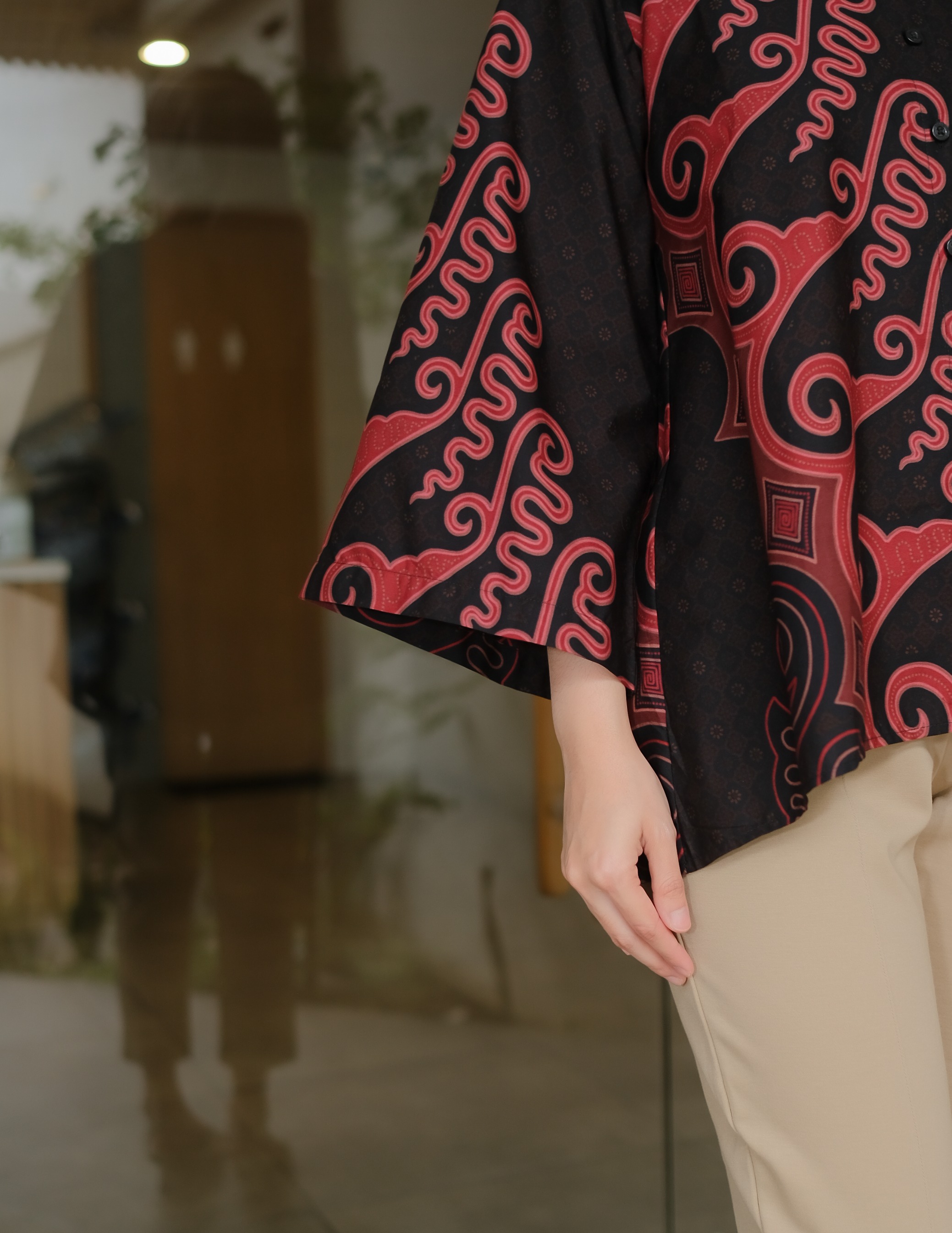 Oversize Blouse 7/8 Woman - KASATRIAN