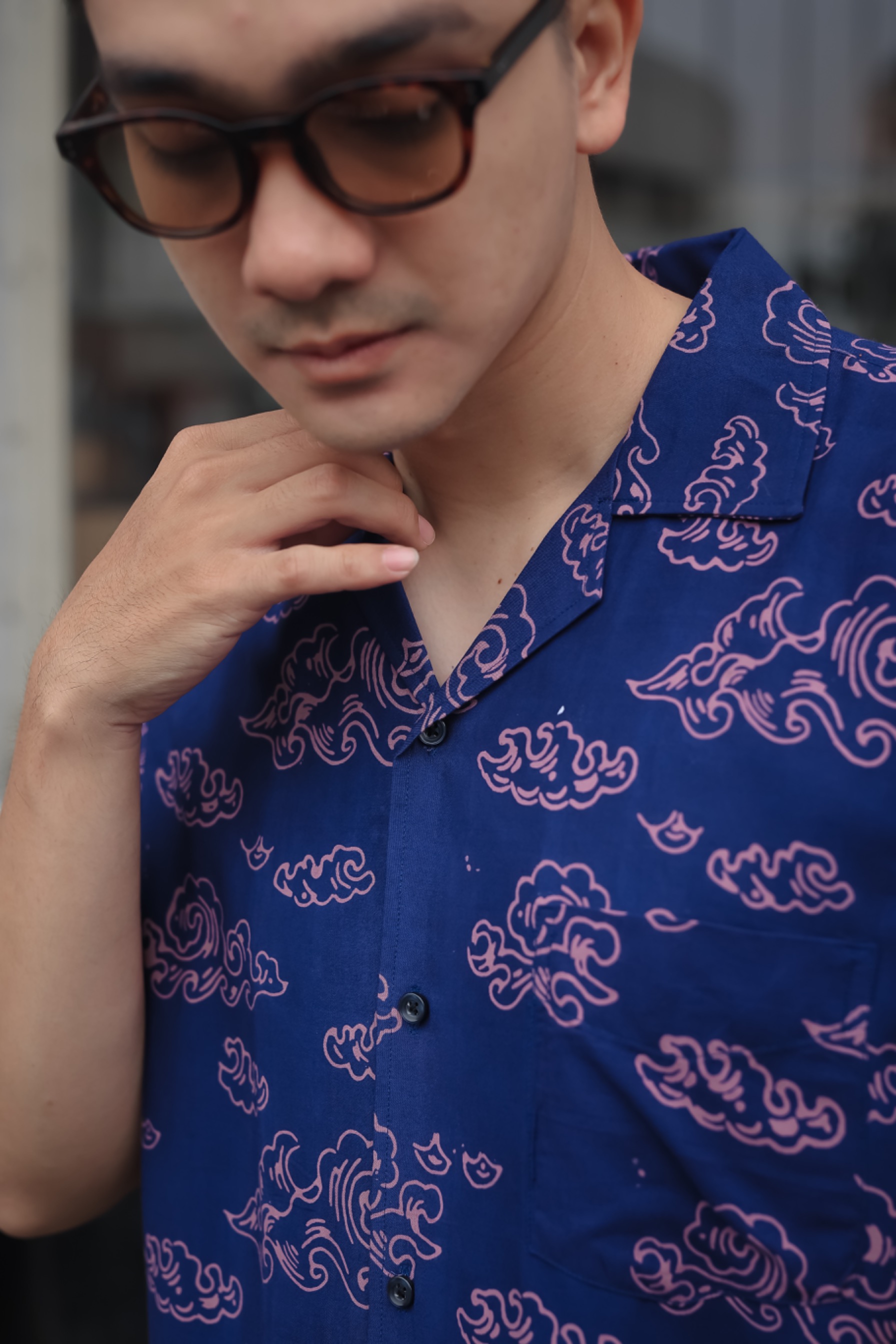 CUBAN BATIK NAVY