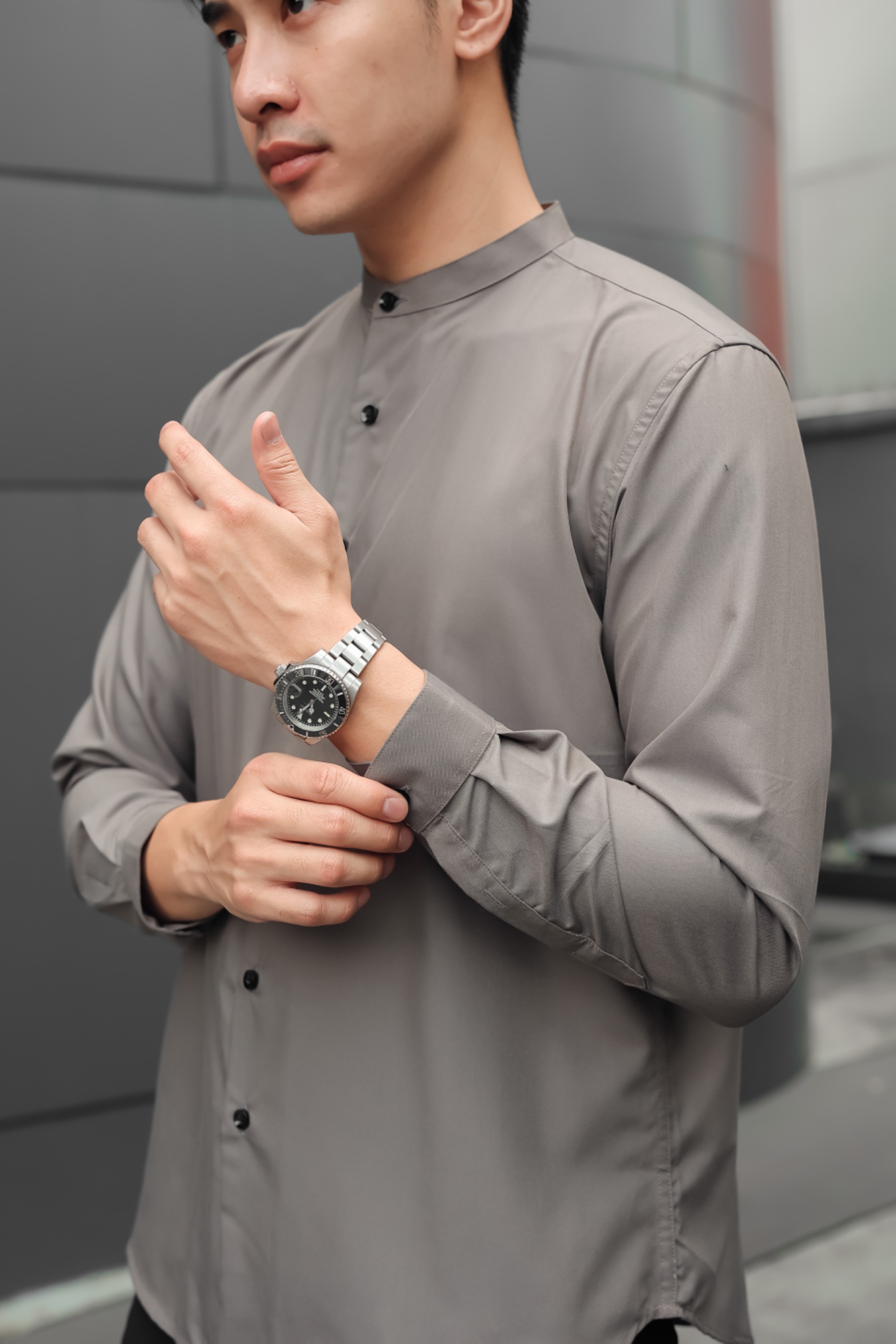 ADHA GREY Long Sleeve